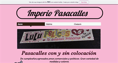 Desktop Screenshot of imperiopasacalles.com